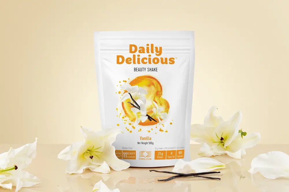 Daily Delicious Beauty Shake s příchutí vanilky