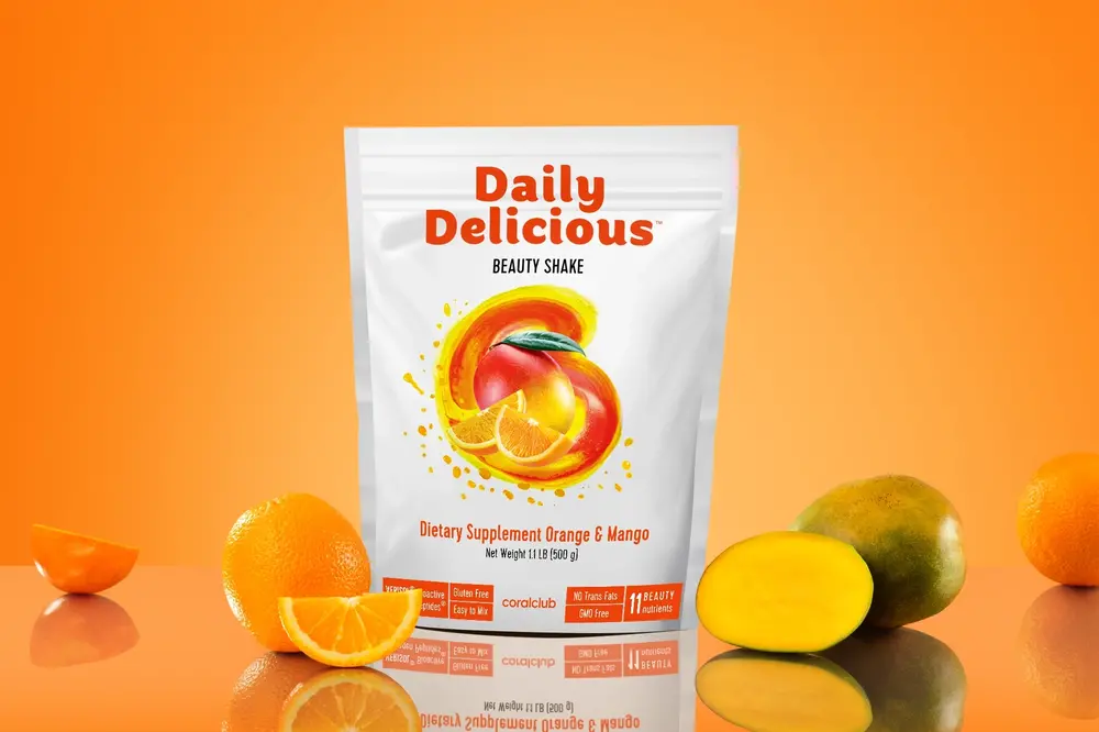 Daily Delicious Beauty Shake s příchutí pomeranč a mango